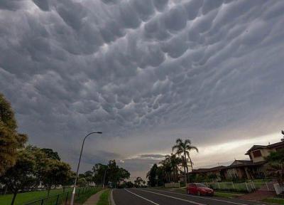ظهور ابرهای عجیب در آسمان سیدنی